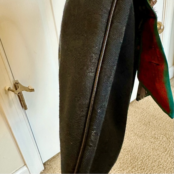 Gucci Positano Scarf GG Monogram Hobo Black Bag - Picture 7 of 13